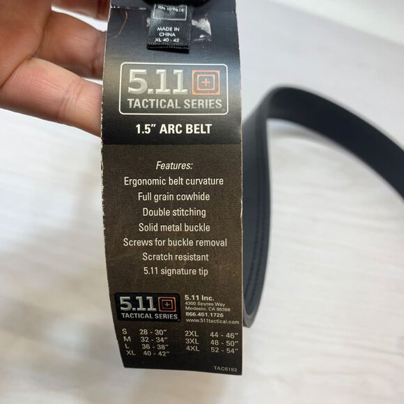 5.11 Tactical ARC Leather Belt 1.5\